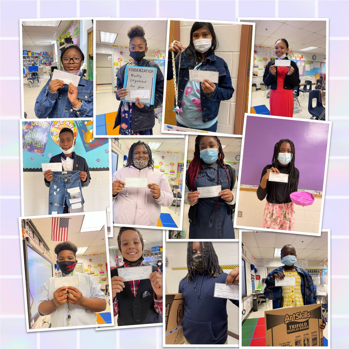 RaftingCreek's tweet photo. Our 5th grade students did their own mock rendition of Shark Tank. They worked all month long researching and create their own inventions that would solve a problem in society. @ABCSharkTank #OurWayForward #buildingacommunityoflearners #learningintherealworld https://t.co/7R0sMhfXLs