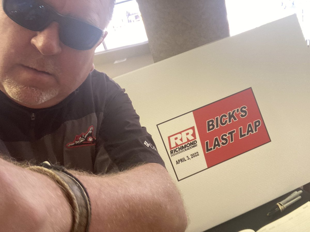 tweetparney's tweet photo. Dear @RichmondPrez thank you for an amazing day. Our family loves you and your entire family. Thank you for a job well done @RichmondRaceway & we look forward to the future with you! #bickslastlap #RVASports #FRAMILY https://t.co/SuhcbOaJFl