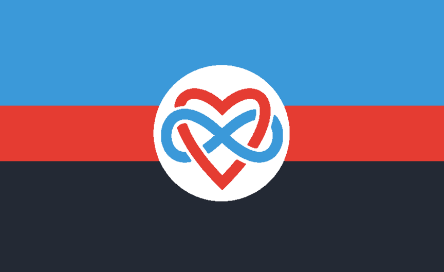 Today's pride flag colorpicked from Animal Crossing is the polyamorous flag colorpicked from Margie!