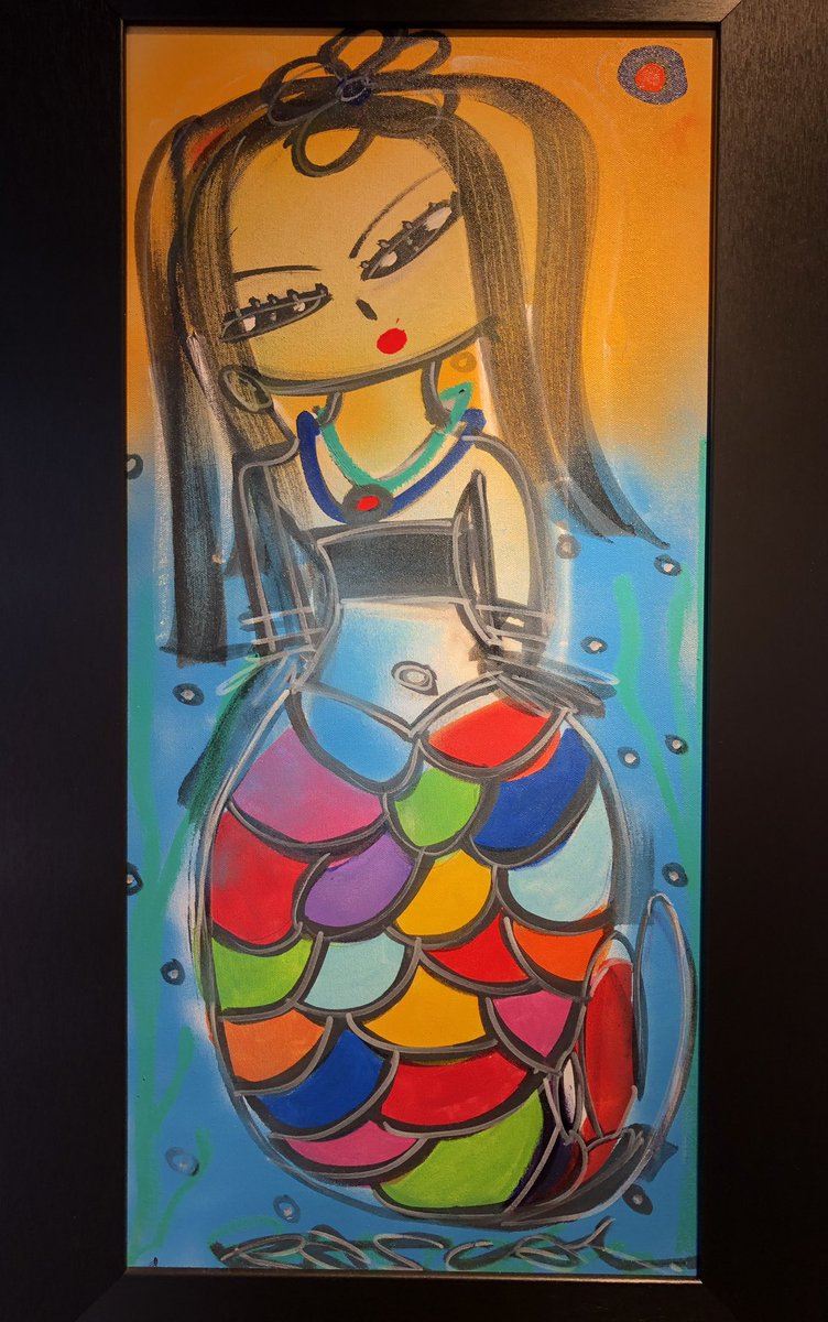 Virtual_ArtWalk's tweet photo. “Matisse’s Mermaid” 
Original on Canvas by Rascal
33x18
$4900 Framed
Shipped Worldwide
VISA/MC/#crypto

DM for details or purchase

#art #gallery #fineart #artists #mermaid #graffitiart #popartists
IG: @artrascal https://t.co/SCanBh2CiY