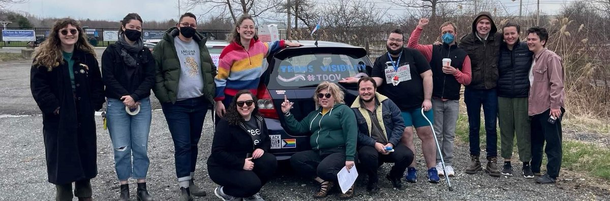 Thank you to the 25+ folks who joined us in person and on Zoom for this rally! While we had to keep the rally quiet beforehand, now we need to get the word in that all the noise this afternoon was for trans prisoners! Mention it to your pen-pal no matter where they are! #TDOV