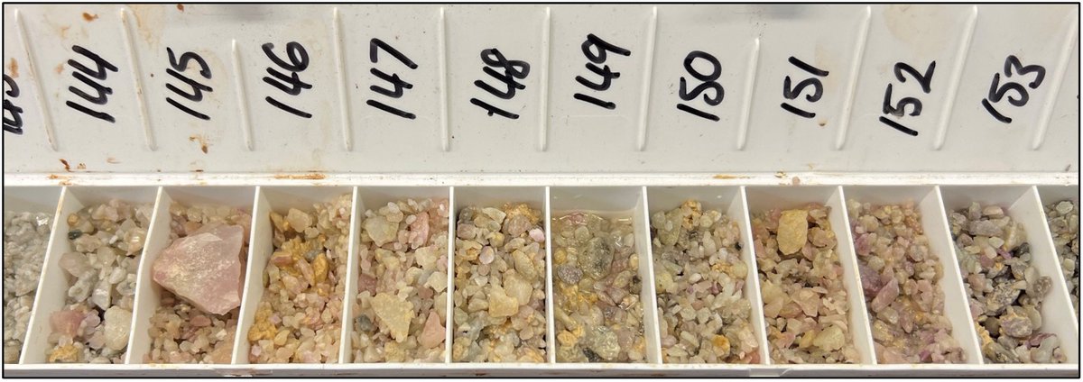 ZenithMinerals's tweet photo. Drilling at Split Rocks project in WA returned wide, high-grade lithium mineralisation at the Rio pegmatite target. Drill hole ZVRC002 returned thick, high-grade lithium mineralisation, including: 20m @ 1.0% Li2O, including 10m @ 1.7% Li2O. #Zenithminerals #splitrocks #lithium https://t.co/JYvG1SCJFl