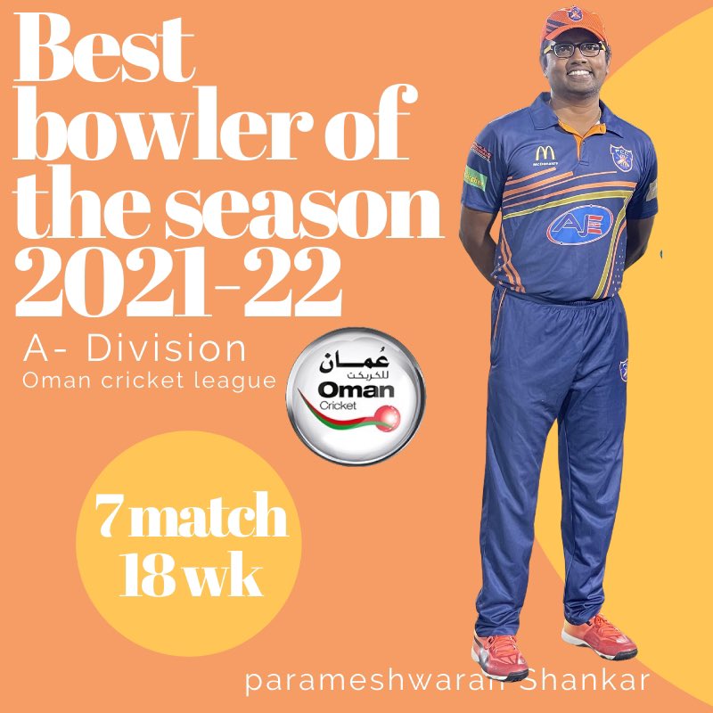 FccOman's tweet photo. Unbelievable contribution threw out season 2021-22. Orange cap &amp; purple cap owners #omancricket #team_Al_jadidi_stars https://t.co/8HsGyBobLk