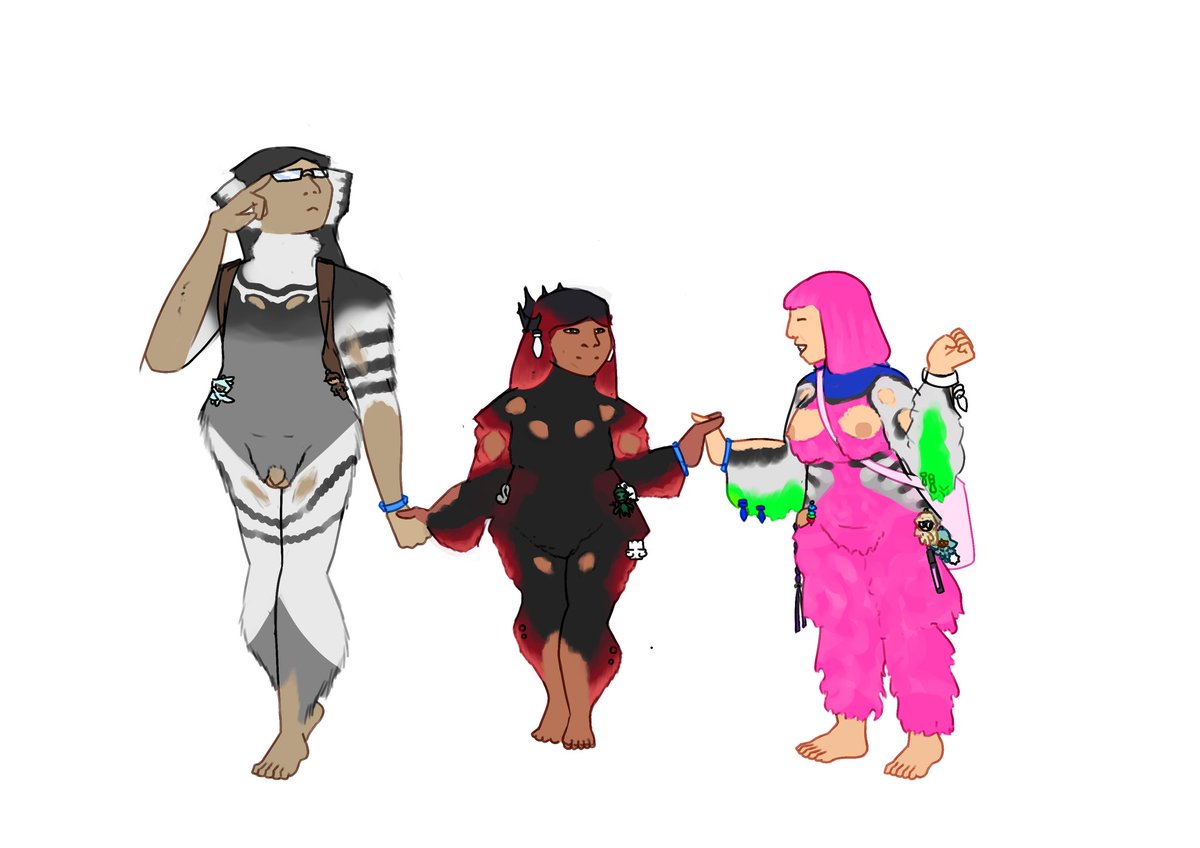 _corlu's tweet photo. Hulan city nerds - 
Description below
#speculativeevolution #digitalart #characterdesign #worldbuilding https://t.co/E1hFPa7FwV