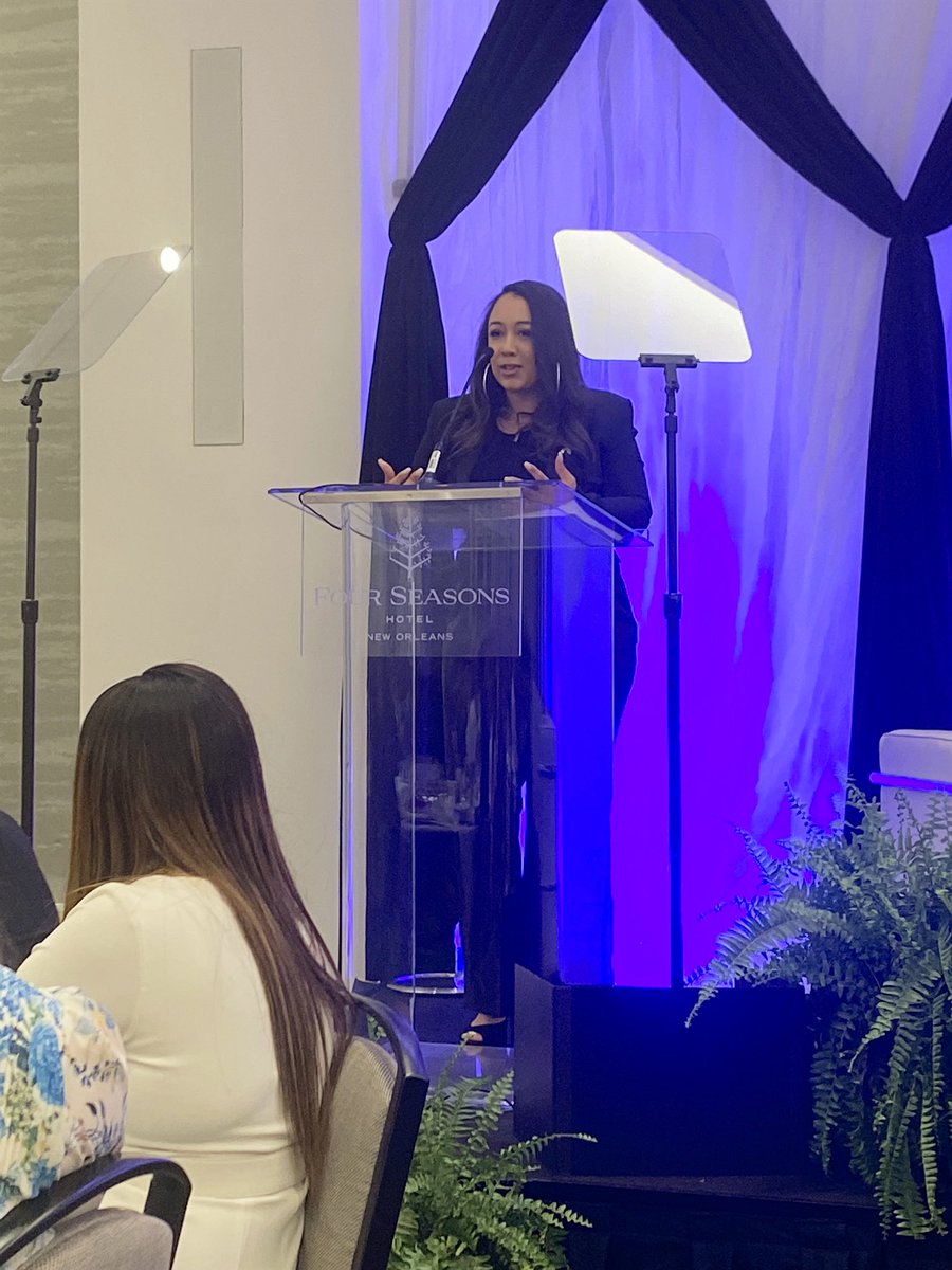 stoptraffla's tweet photo. Advocate @cyntoia_brown recounts her heart breaking life story of surviving sex trafficking &amp; a system that failed her as a child. She now empowers survivors across the country &amp; educates others about tools to help victims. #stoptraffickingla #lagov #stoptrafficking #ncphst https://t.co/41H2JaTh9d