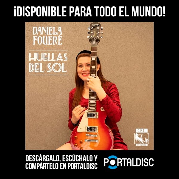 portaldisc's tweet photo. NUEVO SINGLE DE DANIELA FOUERÉ:
Te invitamos a escuchar el nuevo single de Daniela Foueré, Huellas del sol!

#musicachilena 
#danielafouere https://t.co/mnr9JCpC3f