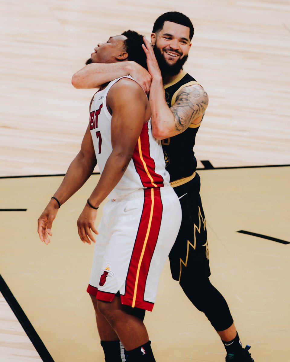 UNCanada's tweet photo. Always love between these two ❤️ @Klow7 x @FredVanVleet 

The NBA is truly a brotherhood https://t.co/ej3wZIeSiu