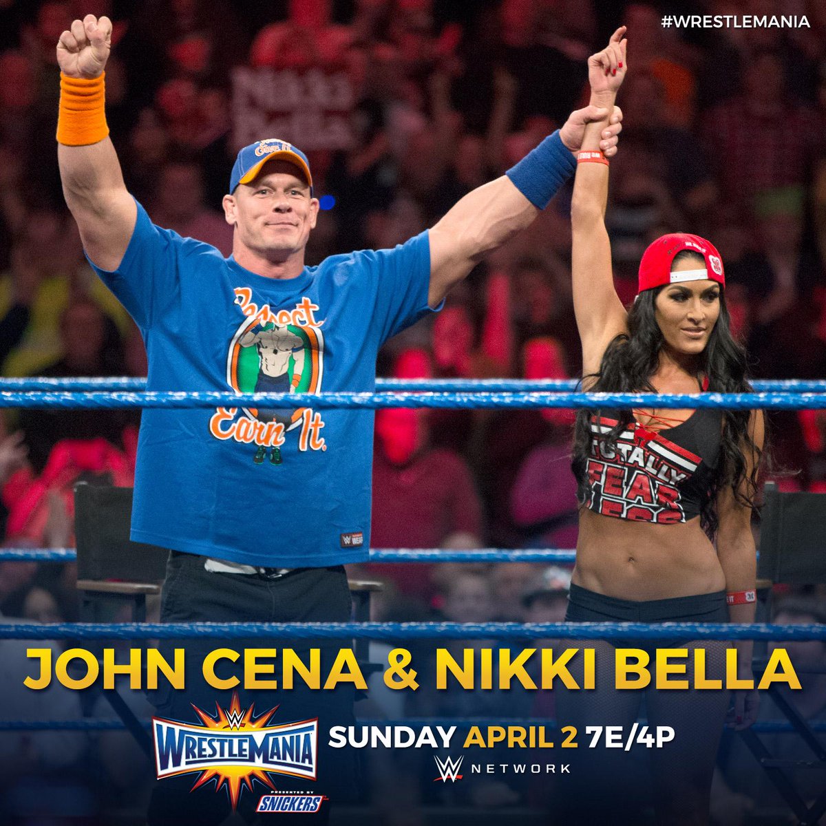 Will John Cena and Nikki Bella prove to be THE It Couple at The #UltimateThrill #WrestleMania? https://t.co/eFw5N6oKSq https://t.co/e9A2hu4CmP