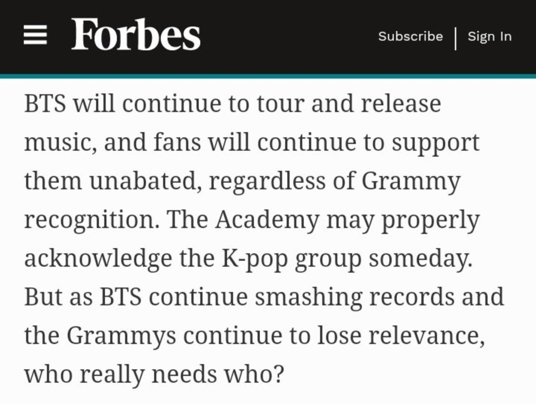 Just a reminder for all of us! BTS don't need grammys, grammys need BTS. 

@BTS_twt #BTS #YouGotThisBTS #YouAreNot7WithUs 
#BTSOurGreatestPrize #BTSxGrammys #GRAMMYs