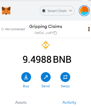 GrippingClaims's tweet photo. Welcome 04/04, #GrippingClaims $RWDS.

Simply airdrop get random 3BNB ($1,335):
Like, Retweet, Follow https://t.co/PvRfJdw2bI