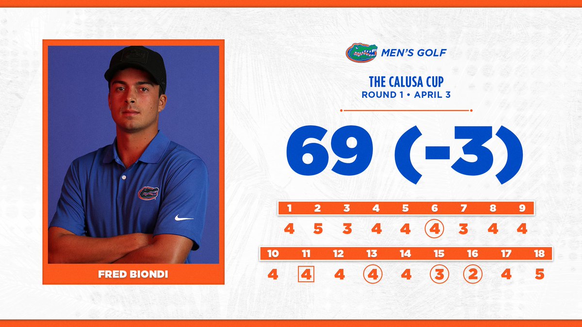 All gas this spring for <a href="/FredBiondi/">Fred Biondi</a> 🔥🔥

#GoGators 🐊