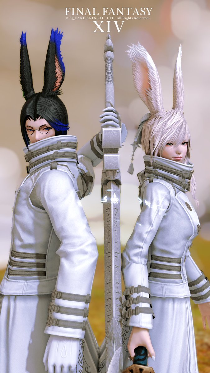 LucHemlock's tweet photo. Semper Fortis, with or without tank buster~ Until..
Don: Shirking
Luc: Provoking
(Luc without tank stance) GG. 😅

🤍🐰#GPOSERS #NenekoColorS #FFXIV #ElementalDC #Viera https://t.co/HOqLWG1aaF