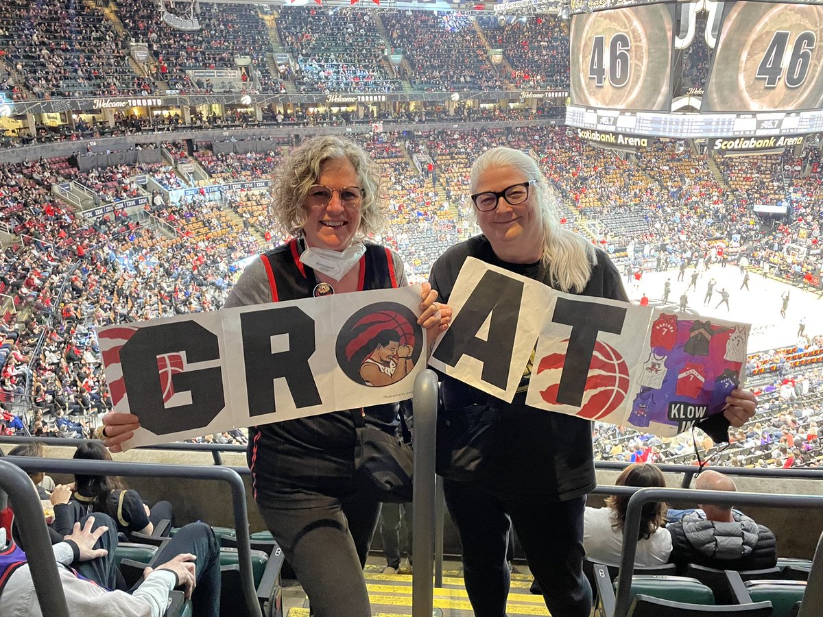 dianephall's tweet photo. @Raptors versus @MiamiHEAT @Klow7 the #groat #KLowinTO #wethenorth #tangerinefanangle @Matt__Devlin @michaelgrange @HelloooJack @TangerineHoops https://t.co/0lKWUDqALc