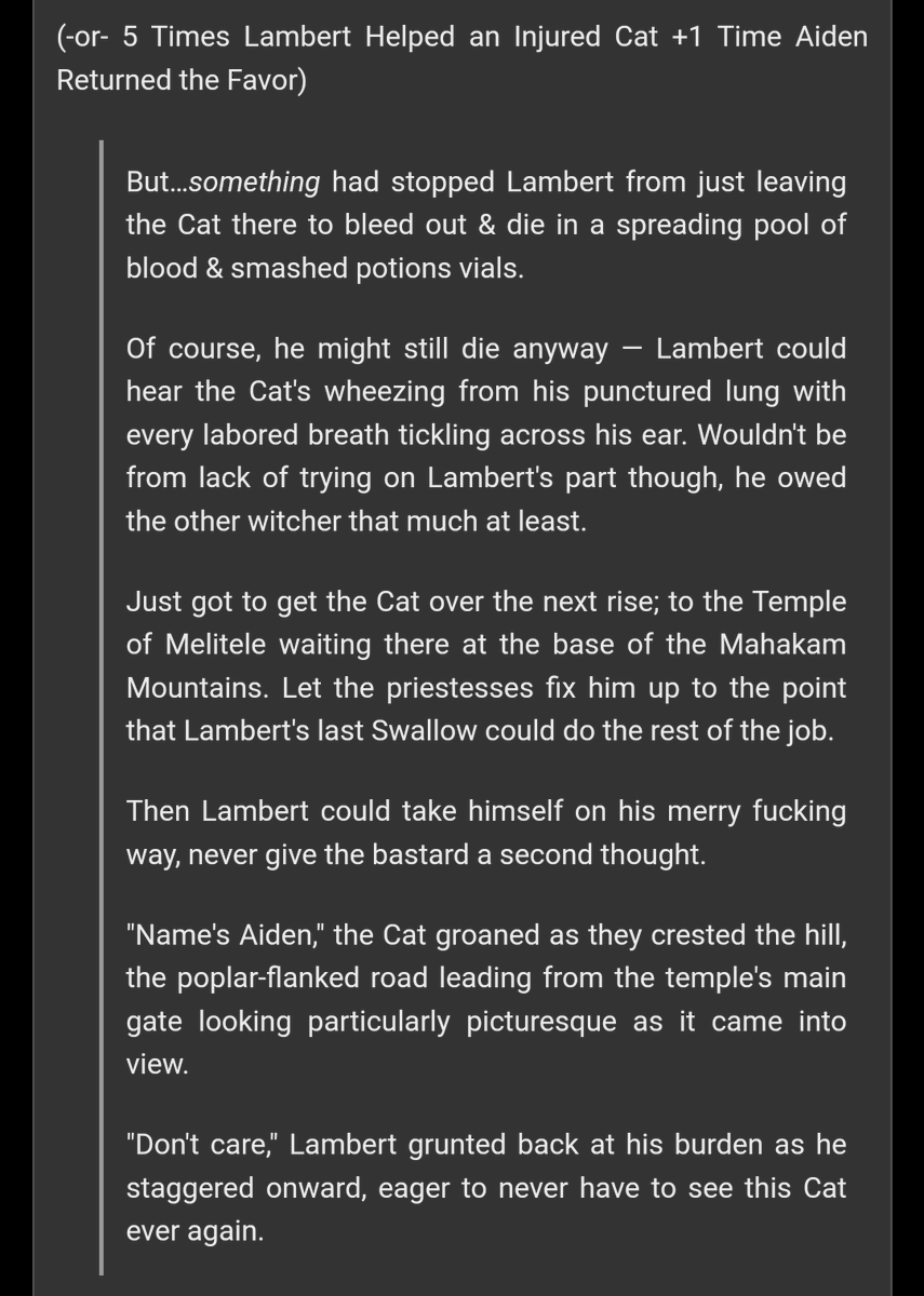skaldingrayne's tweet photo. Have some cranky #Lambden Hurt/Comfort 5+1 that got...VERY long. I did warn @hoomhumhobbit this could end up practically a book, &amp; here we are 16.6k later...
Oops? Written for @WritersWitcher's Ukraine Event, so it's all for a good cause, right? 💜🇺🇦

👉 https://t.co/0AmF2ROpnn https://t.co/qybEd4yVFY