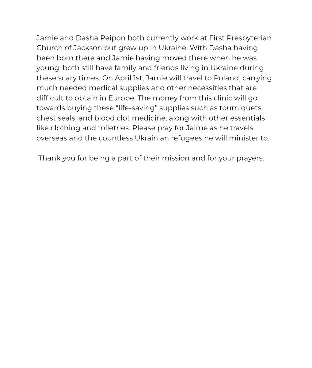 I am putting on a skills clinic this Saturday and Sunday (April 9 &amp; 10)  for current 6th-9th grade girls. Walk-ups accepted. Contact me if you have any questions!