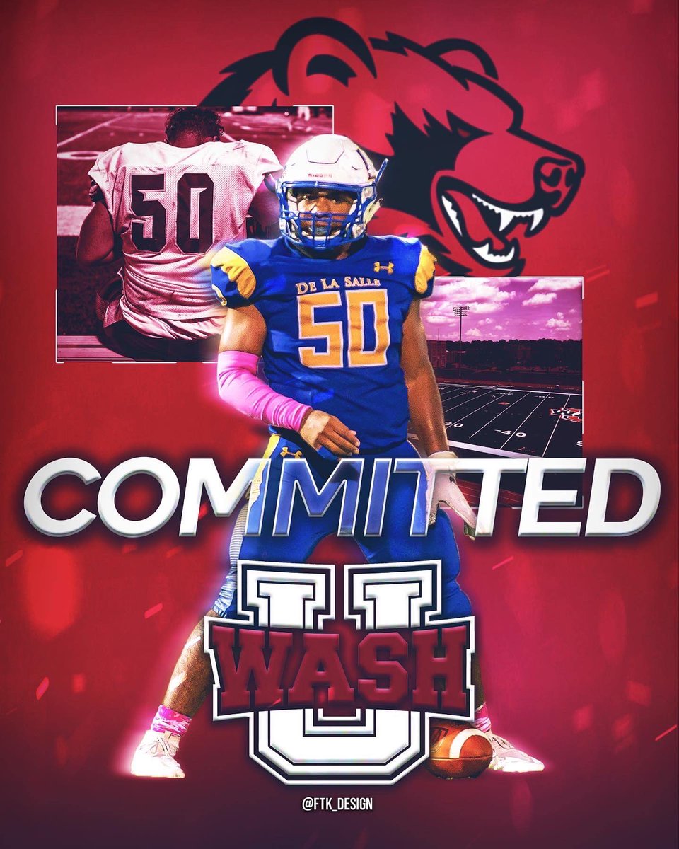 DJMontgomery21's tweet photo. I am very blessed to announce that I will further my academic and athletic career at WashU. I want to thank God for blessing me with this opportunity and I would also like to thank my family, friends, trainers, and coaches for all the love and support throughout my journey. https://t.co/yZQ9VnaZpw