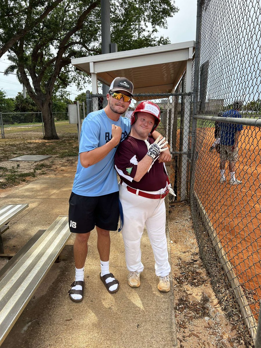What a great day it was to support my dude John!! Man hit a homer and pointed right at me!💪😤 #LoveThisGuy