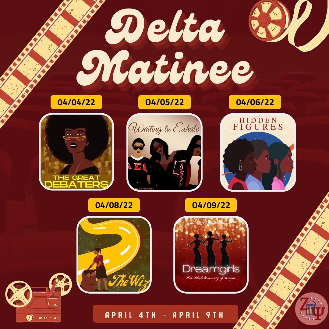 ZYFineSince1969's tweet photo. It’s finally here! The 2022 Delta week is here. We can’t wait to see you at the amaZYing programs we have planned. Please see the individual flyers for location and times. https://t.co/XL7dSs88E3