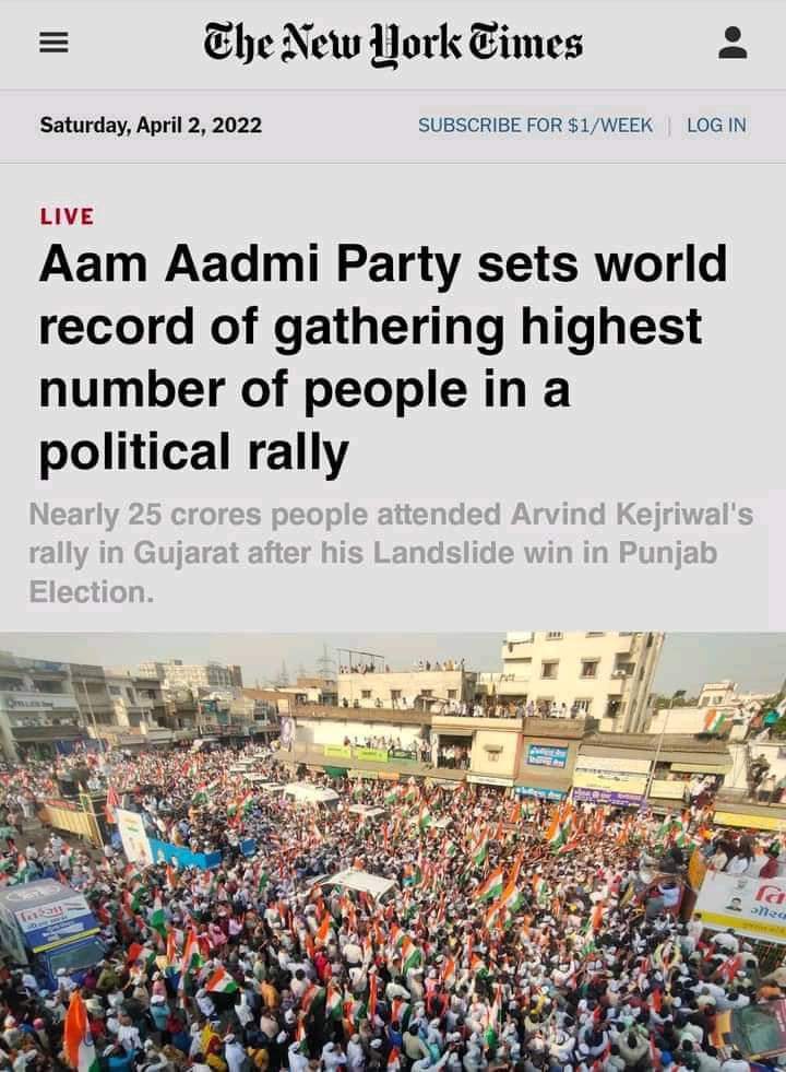 karn_nathumajra's tweet photo. Gujarat’s total population is 6.2 crores..
..😂😂😂

#fake_media https://t.co/vF8cps5LSY