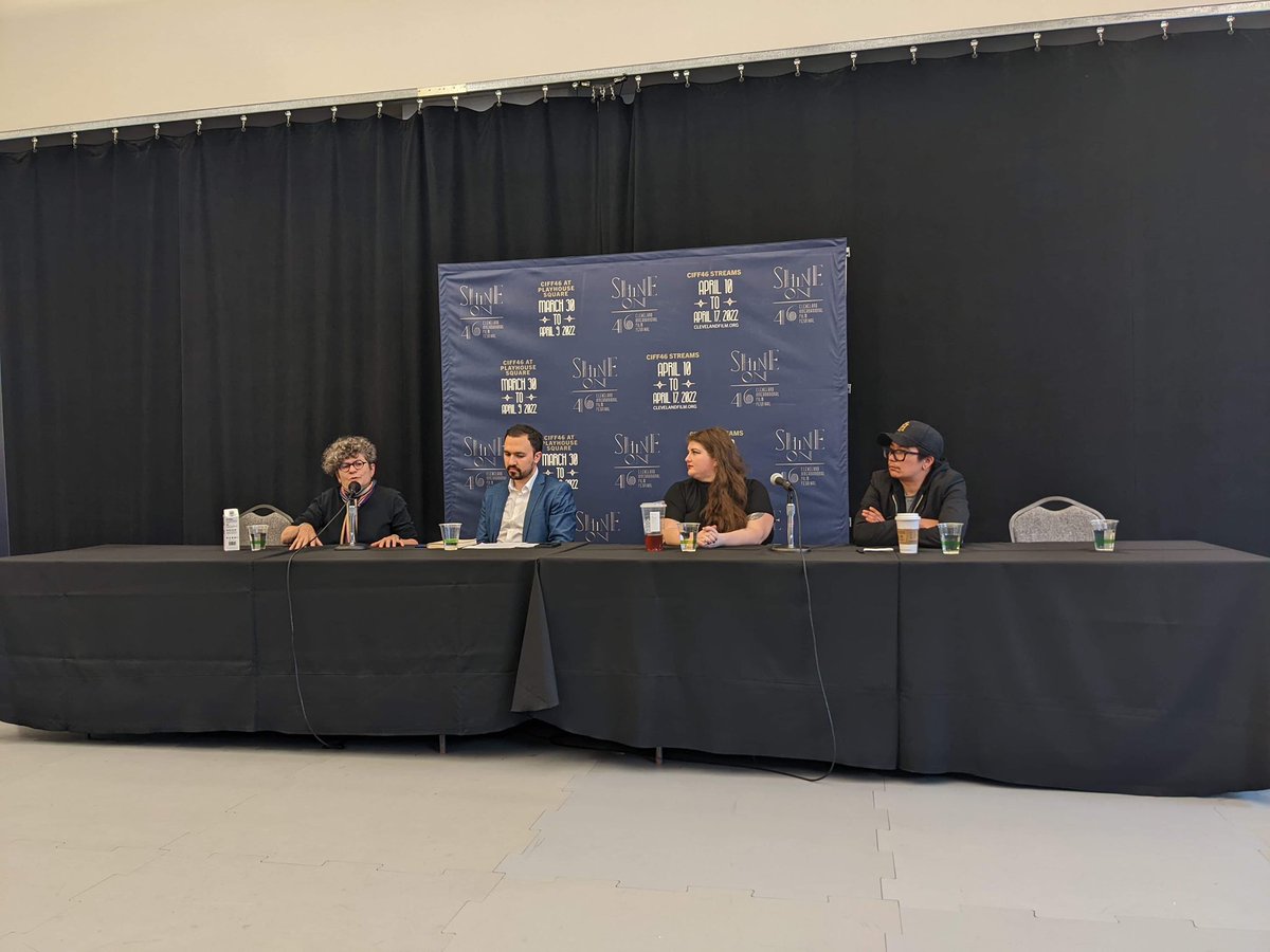 flamingrivercon's tweet photo. Had a blast at today’s @CIFF panel, discussing @VKleiman’s documentary @nostraightline2 with @ValentinoLucaZ! https://t.co/dQjXgsPIbr