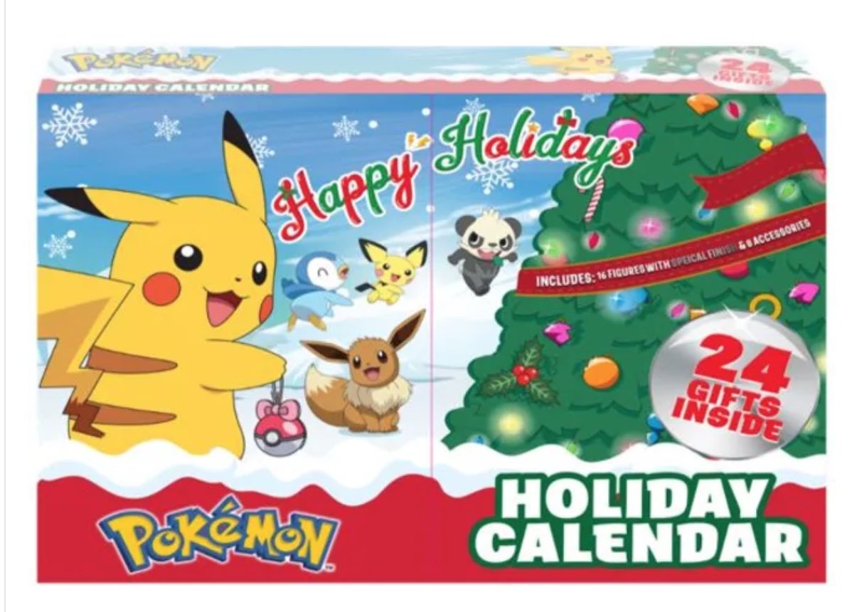 Nintendo Merch Central on X: "Here's a first look at the box art for the  Jazwares Pokemon 2022 Holiday Advent Calendar! Releases later this year. No  further details or images are avaliable