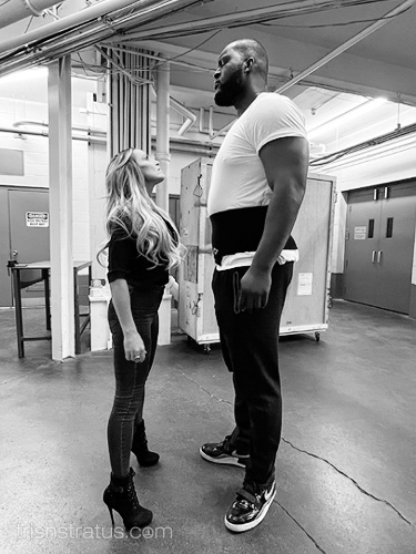 RT @AnnetteReid247: The height difference between Omos & Trish Stratus is wild! https://t.co/JgfnoapL74