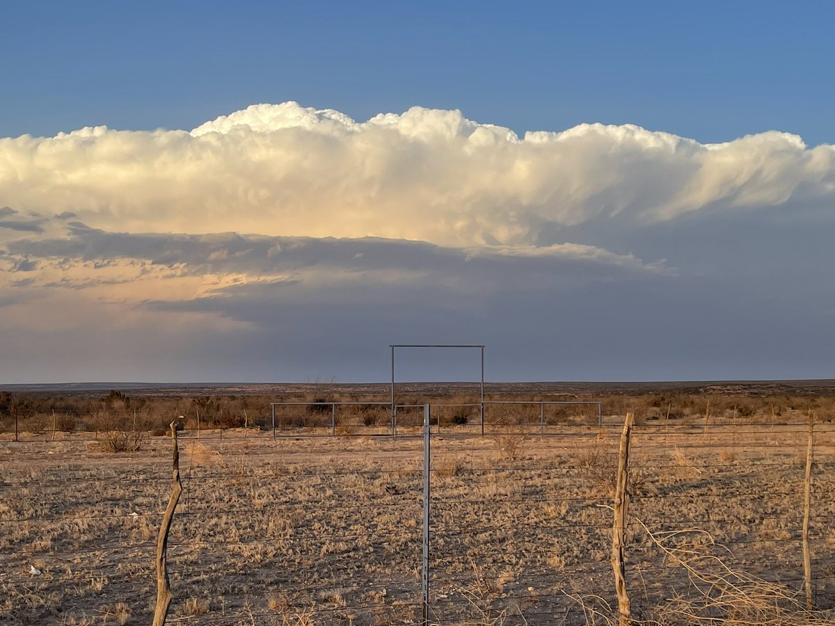 brad_dwight's tweet photo. Beautiful late afternoon storm in west Texas #txwx #mafwx @NWSMidland https://t.co/D1dhsURkaE