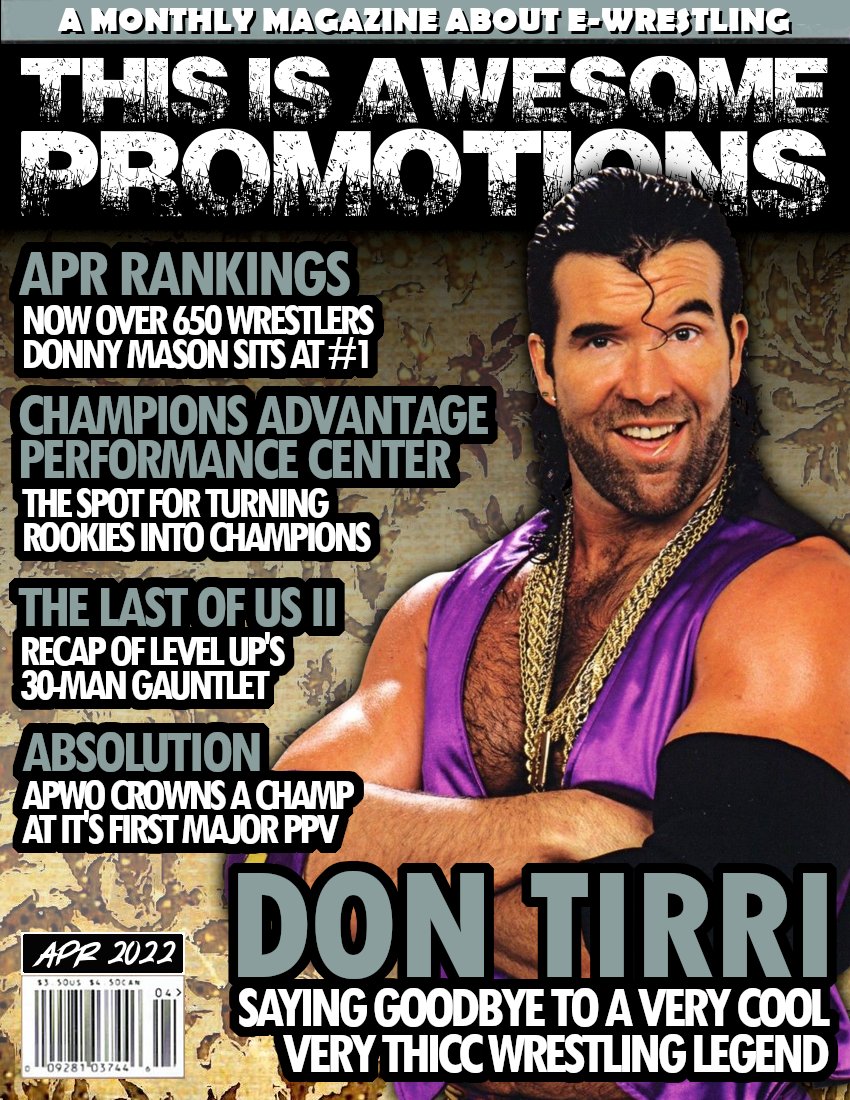 TIAPromotions's tweet photo. We are pleased to present the April edition of the TIA Promotions Magazine featuring cover wrestler @DonTirri. Full rankings at the link below. Congrats to @DonnyMason8 for being the #1 ranked wrestler in the world in the month of April. 

https://t.co/WubMKFBD6z https://t.co/rV9Tis0Quj