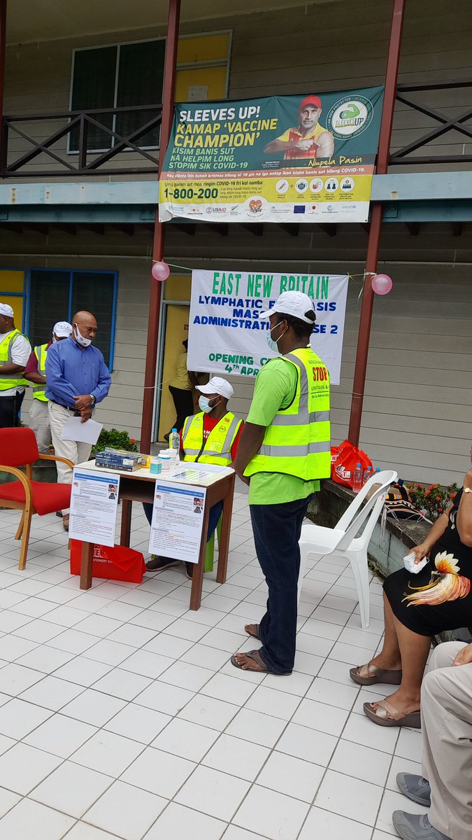 hadgrace's tweet photo. An exciting time here in East New Britain as it launches its second IDA MDA...  #PNGcommitted to #LFelimination thanking partners @MectizanMDP @Eisai_SDGs @GSK @JICA @WHOWPRO and others not mentioned here 🙏🙏👌🥰 https://t.co/8FpDrD4XYN