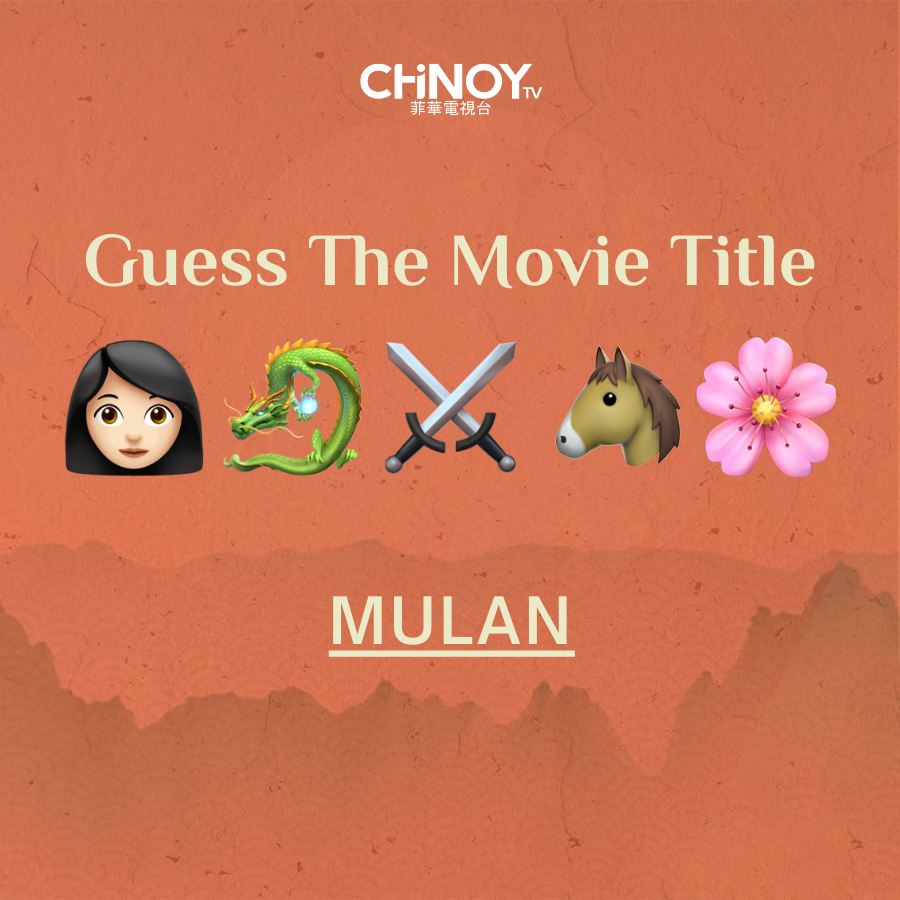 Who is that girl I see, staring straight back at me ? 💁🏻‍♀️🌸

aand.. the correct answer to yesterday's Guess That Movie Title is Mulan!
 
Congratulations to all who were able to guess the correct answer! 👏