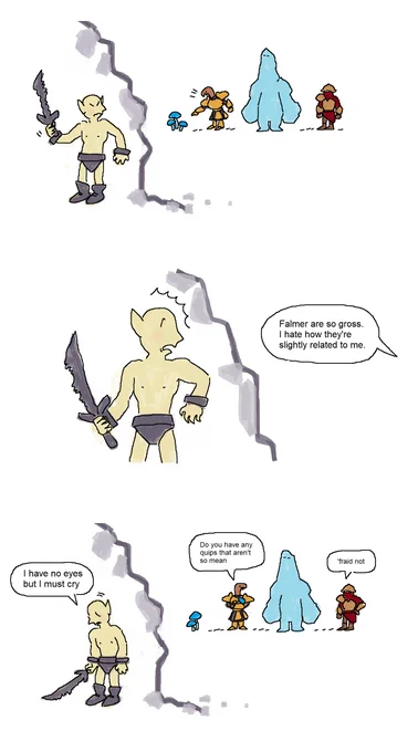 can't take this guy anywhere
#comic
#skyrim
#mossworm
#theelderscrolls 