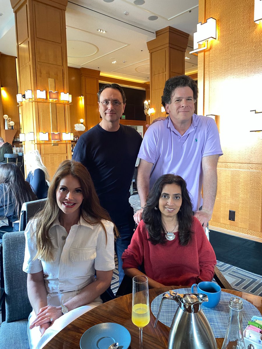 BrandonFugal's tweet image. Had a most fascinating birthday lunch discussion with brilliant physicist @EricRWeinstein &amp;amp; our beautiful wives. Discussing the mysteries of the universe &amp;amp; this crazy world! @BeverlyWilshire 
#theoryofeverything #geometricunity
@KristenFugal