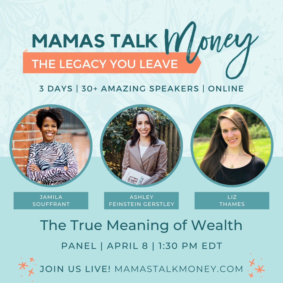 How do you discover what wealth means to *you* and how to center your unique definition as you set your goals and goals?

Join @frugalwoods, @journeytolaunch, and @thefiscalfemme to dig into the true meaning of wealth at Mamas Talk Money on April 8th!

🎟️ mamastalkmoney.com