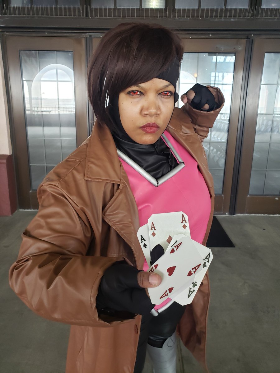 #gambit #cosplay
1 of my favs, I just wish I could do my boy completely justice and do his accent but I suck at accents. 

#ladyjcosplay #ladyjnerdyenterprises #gambitcosplay #xmen #xmencosplay #blackgirlmagic #mutantandproud #remylebeau #ragincajun #nofilter