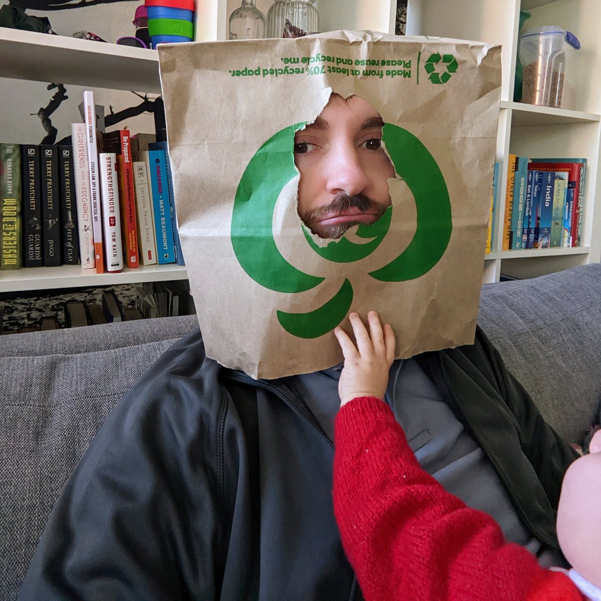 Datasaurus_Rex's tweet image. Staying positive whilst testing positive. Self-isolation = no daycare for Alice