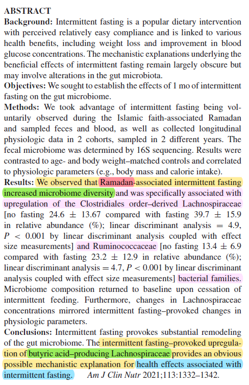 TenGazillionIQ's tweet photo. Ramadan fasting increases gut bacteria diversity, which is results in health benefits such as:

- decreased rates of cancer
- better mental health
- less allergies 
- better digestive health
- increased cardiorespiratory fitness
- advanced brain cognition

https://t.co/yOm8v1xk87 https://t.co/L6NOMxgIa6