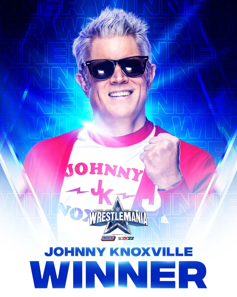 Mouse traps. Tables. PARTY BOY. <a href="/jackassworld/">jackass</a> FOREVER!❤️

<a href="/realjknoxville/">Johnny Knoxville</a> takes down <a href="/SamiZayn/">Sami Zayn</a> at #WrestleMania 38!