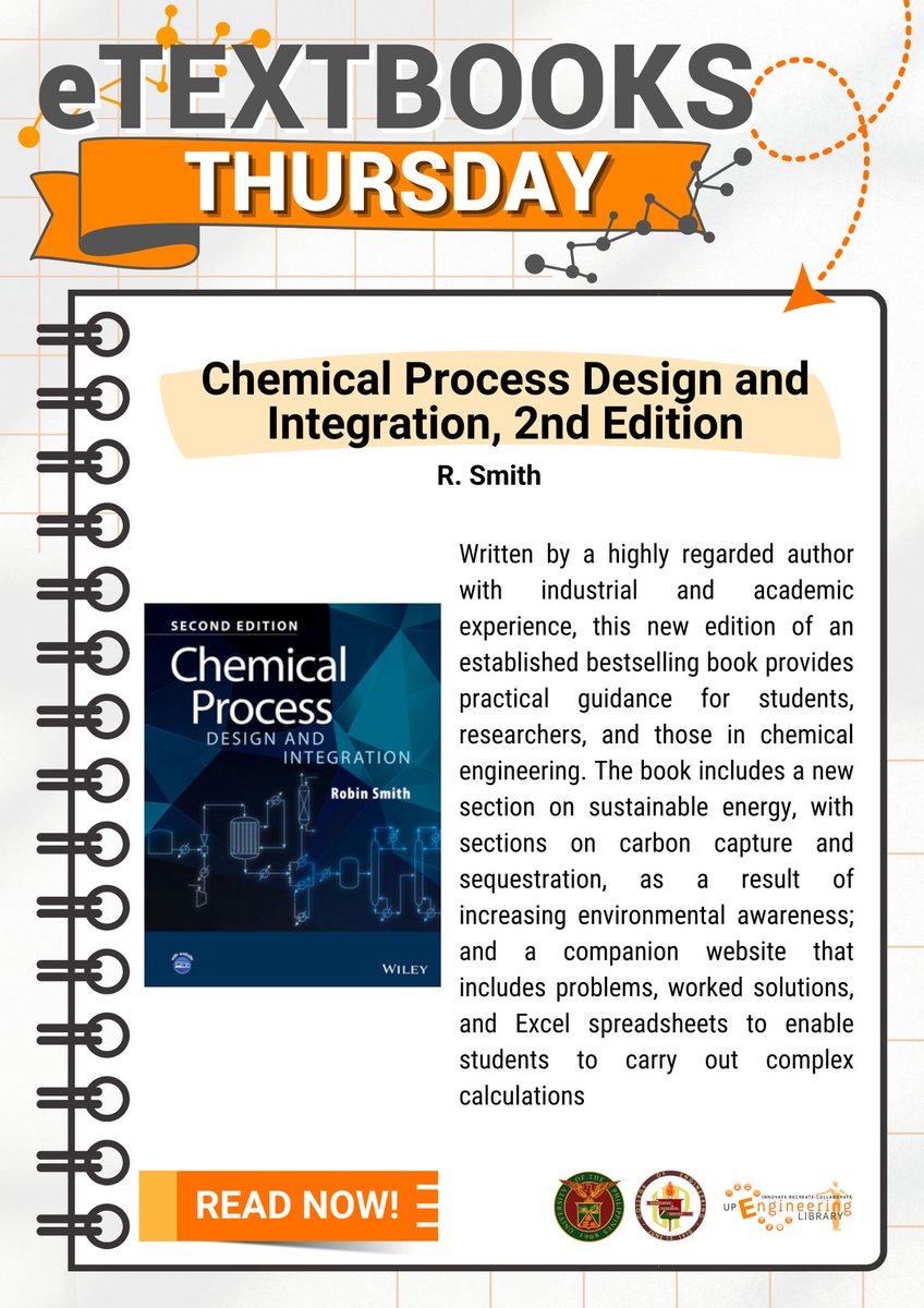 engglib's tweet photo. [eTEXTBOOKS THURSDAY]

This week's featured eTextbooks are from the top authors of the Chemical Engineering bestselling books:

Read and learn more about our eTextbook Reserves via the Remote Access Portal.

#eTextbooksThursday
#ChemicalEngineering
#VitalSource
#TaraSaEnggLib https://t.co/cwv1gkO9t4