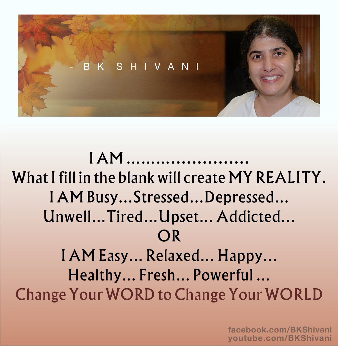 BK Shivani (@bkshivani) on Twitter photo 