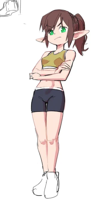 created an elf to be friends with my tigirl 