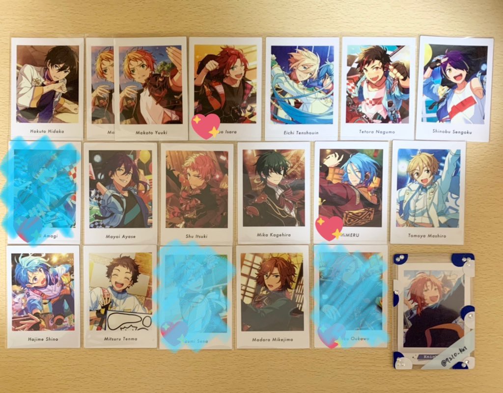 7210_kei's tweet photo. 【交換・譲渡】あんスタ ぱしゃっつ Action Private 

譲:北斗,真,真緒,英智,鉄虎,忍,マヨイ,ジュン,宗,みか,HiMERU,友也,創,光,夏目,宙,斑,こはく

求:Action レオ・ぱしゃこれoff6レオ or定価+送料

💖は譲渡の場合まとめて優先

検索からでもお気軽にお声がけ下さい🌸 https://t.co/cMSPXdx01N