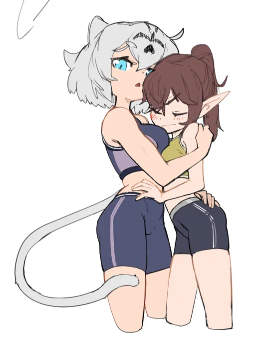 created an elf to be friends with my tigirl 