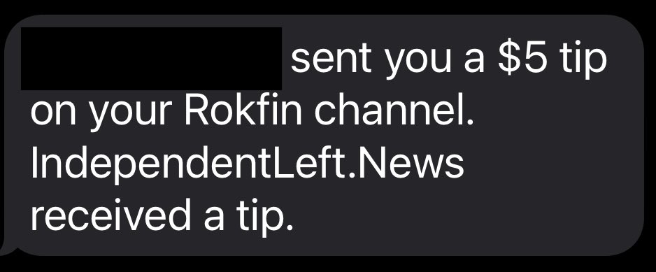 IndLeftNews's tweet photo. Our first Tip on @TheRokfin! A #SuperRAE as @yopasta calls themβ¦
THANK YOU so much!
If you can, please support our project & buy us a coffee at our #Rokfin page https://t.co/1knzgUvQPo - follow our page and watch all the clips - premium clips are free after 24 hours. https://t.co/GdAOWqcM86