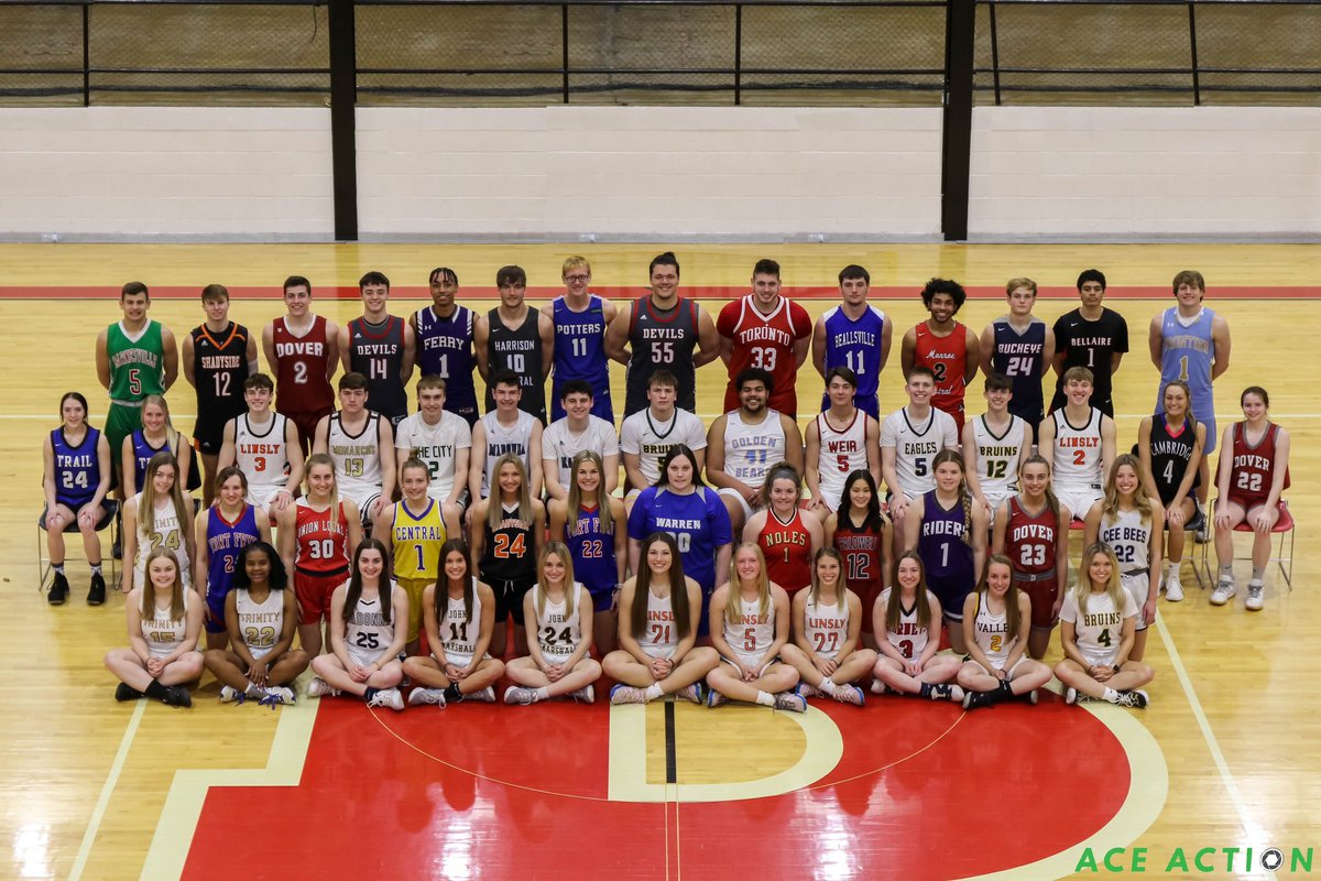 OVAC_Sports's tweet photo. Next Sunday, April 10th, these OVAC seniors will take the court in the annual Sam Mumley All Star Classic. Girls tip off at 1pm, boys at 3pm, Wheeling Park High School https://t.co/B4WNI57B37