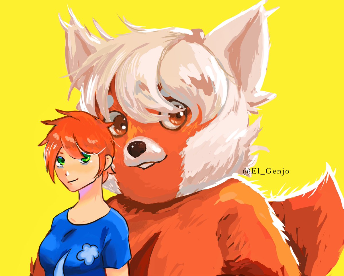 El_Genjo's tweet photo. La Redsona para Hanka Kun.
#Redsona #digitalart #digitaldrawing #TurningRed https://t.co/2LU7cBA9jO