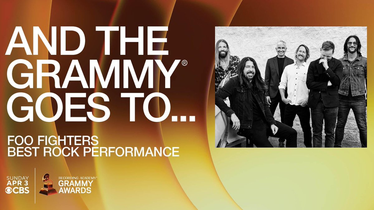 markimanphoto's tweet photo. Congrats to @foofighters for winning Best Rock Artist. Sorry the @RecordingAcad won’t acknowledge rock artist during the televised show. #GRAMMYs #foofighters #bestrockperformance https://t.co/sdmymyOxWF