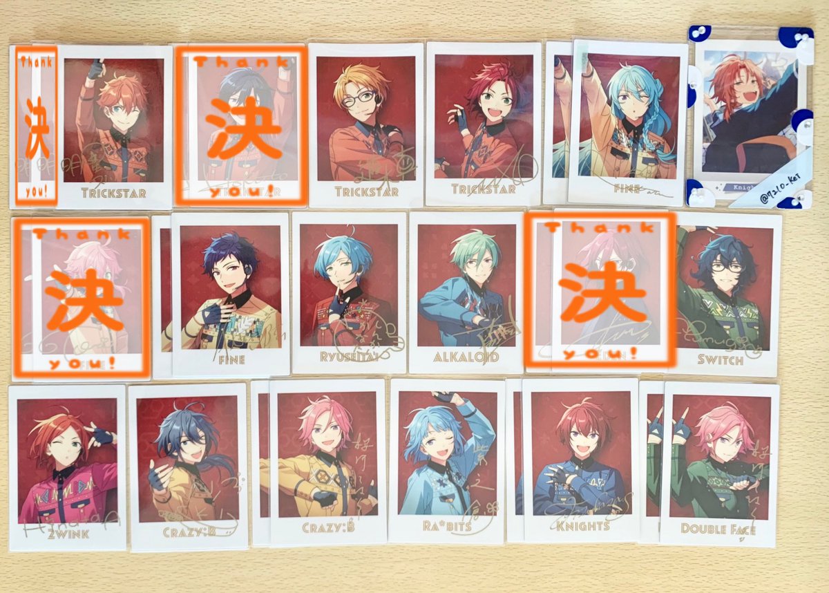 7210_kei's tweet photo. 【交換・譲渡】あんスタ 5周年 6周年 ぱしゃこれ ぱしゃっつ 箔押し クリカ SP

譲:スバル,真,真緒,渉,弓弦,奏汰,鉄虎,翠,忍,巽,凪砂,日和,茨,ジュン,ひなた,ゆうた,宗,みか,ニキ,こはく,HiMERU,薫,アドニス,颯馬,友也,光,創,泉,司,嵐,つむぎ,宙,こはく

↓ https://t.co/9WTgCHWr1B