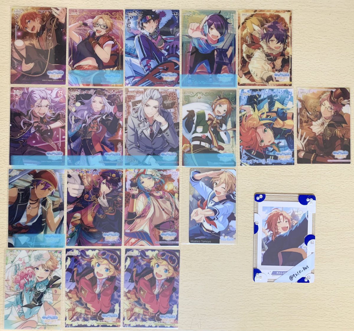 7210_kei's tweet photo. 【交換・譲渡】あんスタ 5周年 6周年 ぱしゃこれ ぱしゃっつ 箔押し クリカ SP

譲:スバル,真,真緒,渉,弓弦,奏汰,鉄虎,翠,忍,巽,凪砂,日和,茨,ジュン,ひなた,ゆうた,宗,みか,ニキ,こはく,HiMERU,薫,アドニス,颯馬,友也,光,創,泉,司,嵐,つむぎ,宙,こはく

↓ https://t.co/9WTgCHWr1B