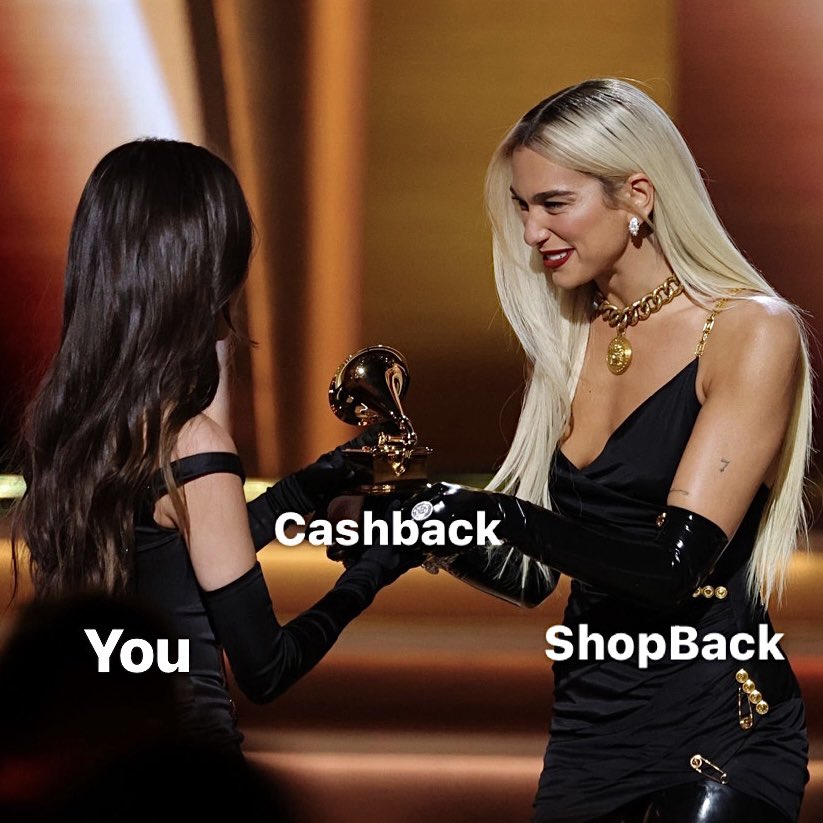 shopbackph's tweet photo. Because we love spoiling you… 🤑 

#StartWithShopBack 
#OliviaRodrigo 
#GRAMMYs https://t.co/RS7q4g4Sn0