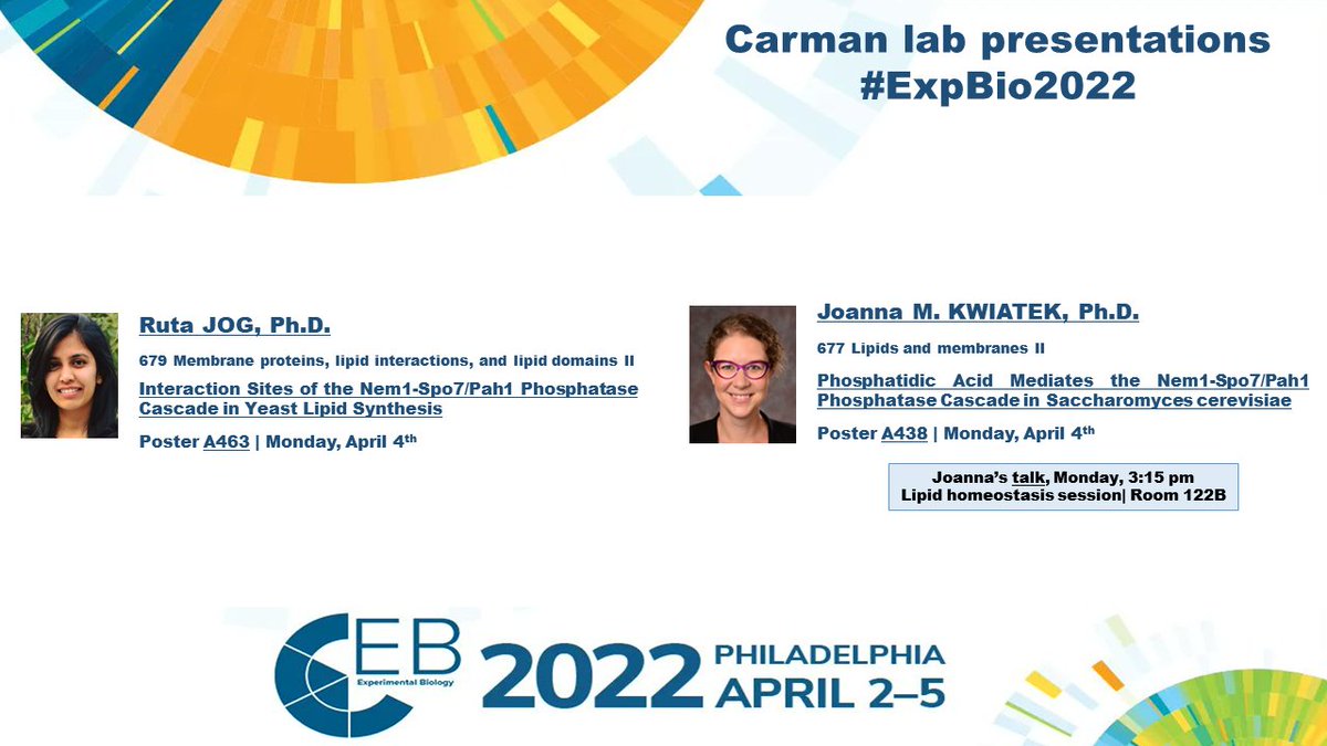 kwiatek_joanna's tweet photo. #WomenInStem @RutaJog and I are getting ready for day 3 #expbio2022! Visit us at the #poster session and #LipidHomeostasis spotlight session. Nem1/Spo7-Pah1 saga continues. #Yeast #Metabolism @ASBMB @RutgersSEBS https://t.co/XoK4eTsMqs